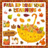 Qilery Fall in Love with Learning Bulletin Board Set, Autumn Maple Leaves Pumpkin Cutouts for Classroom Thanksgiving