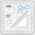 ECOPYBOOK TACTICAL Ecopybook Flexible GTA NATO Army Protractor, Square Map Military Protractor for Land