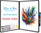 Double-Sided Whiteboard - Portable 12" x 9" Dry Erase Boards with 3 Markers, Eraser, and Red Elastic Pen Tray