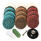 FPPO 30 PCS 3 Inch Quick Change Sanding Disc Surface Conditioning,1/4" Shank Nylon