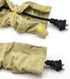 ECUDIS 2 Pack 6 Chandelier Cord Cover, Feet Chain Cover for Chandelier Lighting Wires, Brown