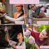 HANDLANDY Womens Work Gloves with Grip, Touch Screen Safety Driving Gloves, Utility Yard Workers Gloves Pink