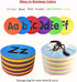 Carpet Dots with Alphabet A-Z, 4 Inch Circle Velcro Floor Dots, 6 Colors Carpet Sitting Spots Markers for Teacher Preschool Classroom Must Have(26pcs) by GetALift