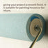 9 Inch Foam Paint Roller, High Density Foam Rollers for Painting Walls, 3 Pack for Houses or Furniture