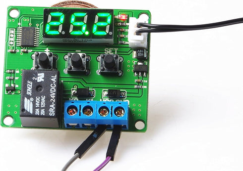 DC 24V Digital Display Temperature Control, Precision Controller for Miniature Thermal Control Plate