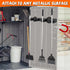 4 Magnetic Broom Holder Rack,Strong Magnetic Mount Mop Holder Racks for Cleaning Tools,Non-slip Magnetic Tool Holder