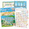 JIXZEN Potty Training Chart with 3 Animal Themes Potty Training Stickers, Fun Potty