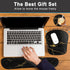 Keyboard Wrist Rest Memory Foam Ergonomic Mouse Pad with Non-Slip Rubber Base Coaster for Home, Office Easy Typing -
