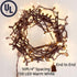 150 Commercial 50 LUCKY SHINE LED Warm White Christmas Lights, Grade Decorative Lighting String Brown Wire FT