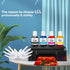 LCL Compatible Ink Bottle Replacement for Canon GI26, 4-Pack (Black Pigment 170ML, CMY Pigment 135ML)