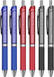 Art-n-Fly Gel Pens - 6-Pack Retractable Colored Pens - 0.7 mm Fine