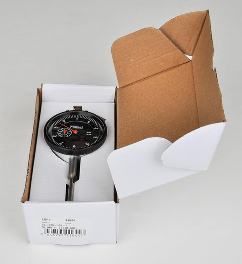 Fowler 52-520-109-0 Adg Dial Indicator with 0-1" Measuring Range, Black