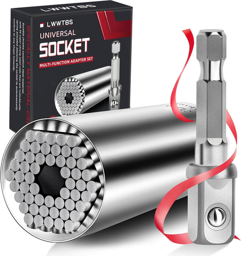 Gifts for Men, Super Universal Socket Tools, Power Drill Adapter, Cool Gadgets for Dad, Fathers Day from Kids, Birthday