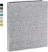 Vienrose 3 Ring Binder 1 Inch Round Rings, Durable Linen Cover, Holds 8.5" x 11" Paper