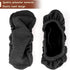 Trycooling 2 Pcs Polyester Removable Machine Washable Office Chair Armrest Slipcovers (Black)