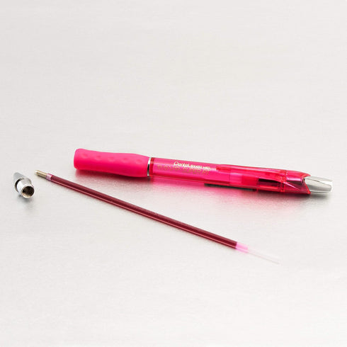 Pentel RSVP Super RT Ballpoint Pen - 1.0mm Medium Line - Pink Ink - Box of 12 Pens