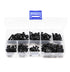 M3 360pcs (7 M3-0.5mm Countersunk 3D binifiMux Screws Kit, Sizes) Black Flat Head Phillips Machine Screws and Hex Nuts
