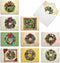 The Best Card Company - 10 Boxed Christmas Cards Blank - Happy Holiday Notecards Set (4 x 5.12 Inch)