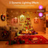 Kandicyar 3-Pack 13 Picture Lights for Wall, RGB Color Changing Led Art Display Light with Rechargeable Battery