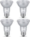 Feit Electric PAR20 LED Bulbs, 50W Equivalent, 5000K Daylight, Dimmable, E26 Base, 450 Lumens, 22-Year Lifetime, 4 Pack
