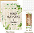 gisgfim 19 Pieces Spanish Posters, Motivational Inspirational Banner with Adhesive Dots for Classroom Decorations