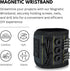 Magnetic Wristband For Holding Screw - With Strong Magnets, Made From Magnetic Polyester With Lightweight Powerful Magnets, Perfect Tool Birthday Gift For Men (Black Yellow)