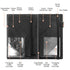 2 9 5 High Volume Server Books, Pink Leopards Glitter Server Book w/ Expandable Pockets x Cute Waitress Book Zipper