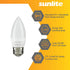 B11 Bulb 4.5 (40w 300 (E26) Dimmable, 2700K 6 Pack, 6 Sunlite LED Torpedo Tip Chandelier Light Watts Equivalent)