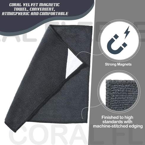 Gerrii 16 Pcs Magnetic Cleaning Cloth Dry Erasers for White Boards, Reusable Microfiber Cloth for Classroom
