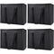 4-Pack Insulated Reusable Shopping Grocery Bags, X-Large Soft Cooler Bag Insulated, Boadon