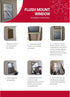 12x18 (2-Pack) Shed Windows | Sliding Windows with Tempered Glass & Screens | Flush Mount, Brown Aluminum Frames