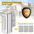 2 Pack, 3" 1000 lbs Home Security Door Locks Metal Door Reinforcement Lock, Withstands of Impact for Inward Swing