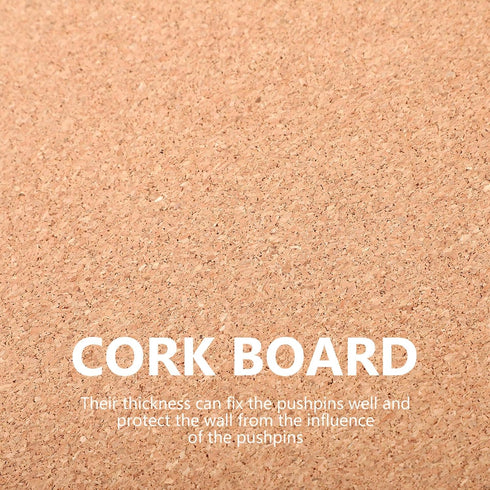 NUOBESTY Cork Board 30x40cm Dual Sided Bulletin Board, Wall-Mounted Presentation Message Pin Board for Office Home