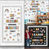 Classroom Bulletin Board Decoration Set with Welcome Banner for Boho Hippie Groovy Theme, Kindergarten to Middle School