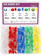 Juasky 400pcs Led Light Diode Kit5mm Light Emitting Diodes Assortment for Science Experiment