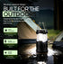 3 MalloMe LED Camping Lantern, Battery Powered Lanterns for Power Outages, Portable Hanging Collapsible Camping Lights