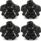 jarbins 4pcs Chair Leg Floor Protectors, Universal Furniture Feet Caps for Wood,