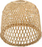 Cabilock Bamboo Woven Lamp Shade, 21cm Handmade Weave Lampshade Natural Wicker Chandelier