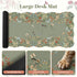 iLeadon Set, Desk Mat Desk Mat with Wrist Support Stitched Edges, Large Mouse Pad with Wrist Rest, Mouse Pad
