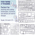 Mr. Pen Professional Geometry Set, 17 Pcs Architect Drafting Tools, Compass, Protractor, Scale Ruler, Stencils