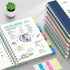 RETTACY Bullet Dotted Journal, B5 Dotted Grid Spiral Notebook, 300 Pages, 100 GSM Premium Acid-Free Paper, Bullet