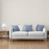 Yancorp 10ft Cream Textured Fabric Wallpaper, Faux Grasscloth Beige, Peel and Stick Self-Adhesive Removable Wall Paper