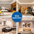 Muzata 20PACK V-shape LED Channel Extension Connectors for V1SW Aluminum LED Channel for Seamless Lighting Project