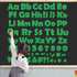 Qyeahkj 260Pcs Glitter Green Bulletin Board Letters, 4” Letter Combo Pack Set for Classroom Wall Decor
