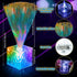 16 (9 Inch,Clear) Amylove Pcs Mini Fiber Optic Lamp Bulk LED Light Color Changing Table Centerpiece Glow in The Dark