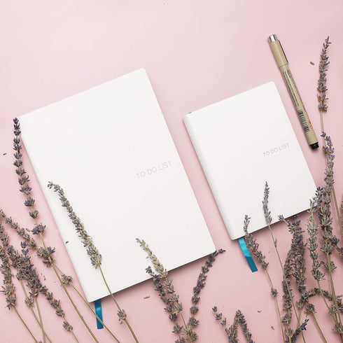 Daily to Do Checklist Notebook, Task Management Organizer Planner, Hardcover, A6 size, 4.1 x 5.8”, 110 Sheets