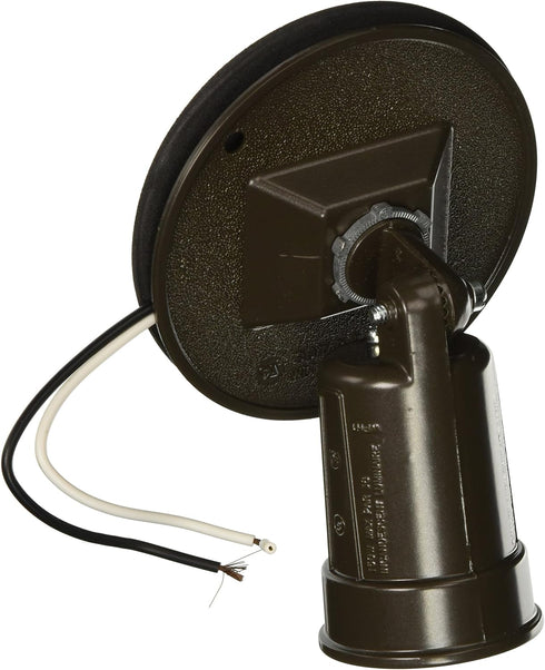 Hubbell-Raco 5624-2 Combination Weatherproof Lamp Holder - 75-150 W, Par38, Metal, Bronze