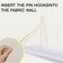 KjsEphitelian Hooks12x6.0in Cubicle Shelf For Fabric Walls With White Wooden Cubicle Shelf Hanging Gold Bracket Use