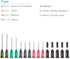 Free Hand Syringe Blunt Tip Needle Set - 10 Syringes, 10 Needles, 10 Caps, 2 Storage Bottles for Measuring Liquids