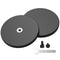 Magnetpro 2 Pieces Strong Rubber Coated Mounting Magnets, Over 120 LB Adhesive Power for Outdoor Use